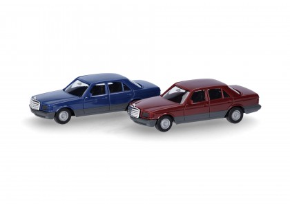 Set 2 buc. Mercedes Benz S-Klasse W126 - H0 Herpa 013727-004 